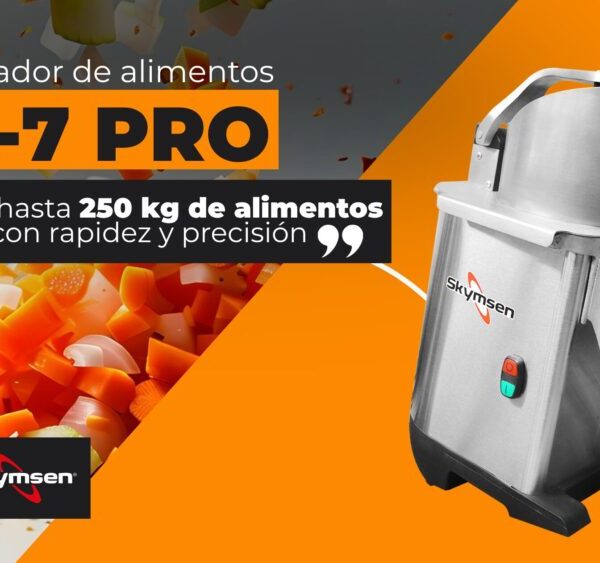 Procesador de alimentos PA-7 PRO: rapidez, precisión y productividad en tu cocina  