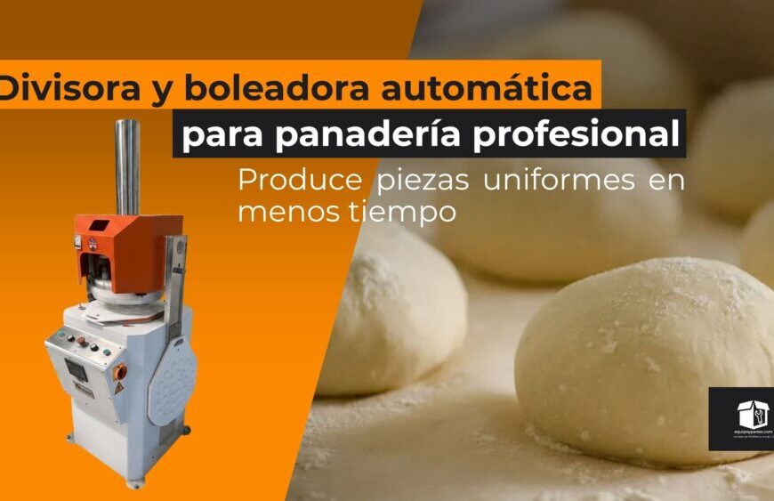 Divisora y boleadora automática: cómo producir más pan en menos tiempo sin perder calidad  