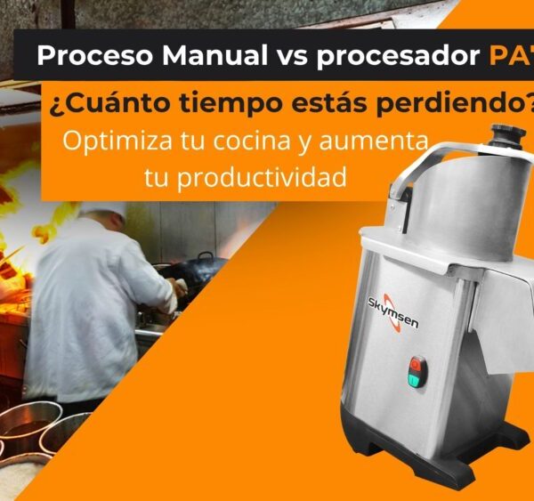 Manual vs procesador de alimentos: ¿Cuánto tiempo estás perdiendo en tu cocina?  