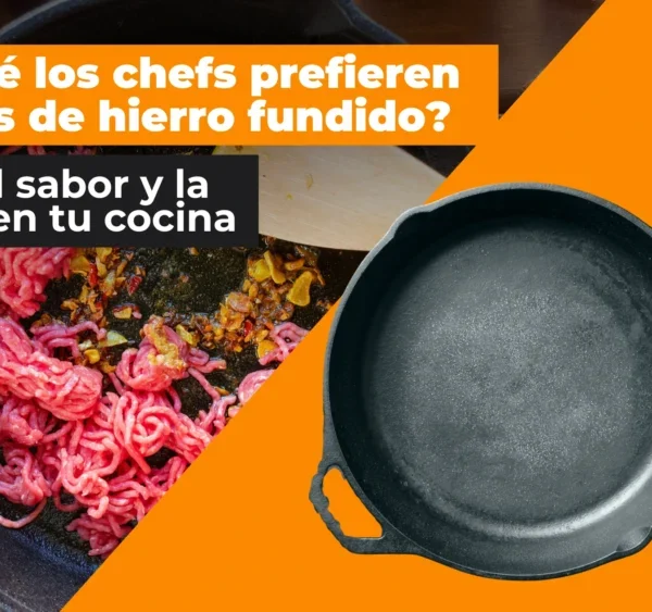 ¿Por qué los chefs prefieren sartenes de hierro fundido?  